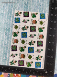 Vintage 1999 Highlights for Children Holidays, St. Patrick's Day, Full Sticker Sheet, Unused