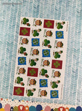 Vintage 2003 Highlights for Children Holidays, St. Patrick's Day, Full Sticker Sheet, Unused