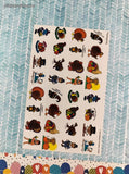 Vintage 1999 Highlights for Children Holidays, Thanksgiving, Full Sticker Sheet, Unused