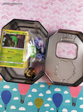 Pokemon TCG Bulk Cards 120+ Grass Common Uncommon Rare w/Collectible Tin #33