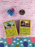 Pokemon TCG Bulk Cards 120+ Grass Common Uncommon Rare w/Collectible Tin #32