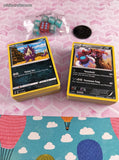 Pokemon TCG Bulk Cards 120+ Dark Common Uncommon Rare w/Collectible Tin #19