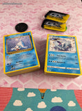 Pokemon TCG Bulk Cards 120+ Water Common Uncommon Rare w/Collectible Tin #2