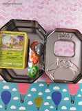 Pokemon TCG Bulk Cards 120+ Grass Common Uncommon Rare w/Collectible Tin #3