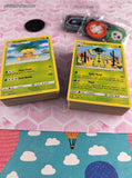 Pokemon TCG Bulk Cards 120+ Grass Common Uncommon Rare w/Collectible Tin #5