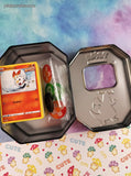 Pokemon TCG Bulk Cards 120+ Fire Common Uncommon Rare w/Collectible Tin #18
