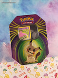 Pokemon TCG Bulk Cards 120+ Psychic Common Uncommon Rare w/Collectible Tin #15