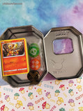 Pokemon TCG Bulk Cards 120+ Fire Common Uncommon Rare w/Collectible Tin #9