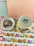 Ovejitas y Ovejitas Little Sheep Apocalipsis 2:7 Children's Mug w/Saucer Set, Like New