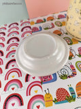 Ovejitas y Ovejitas Little Sheep Apocalipsis 2:7 Children's Mug w/Saucer Set, Like New