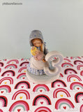 Vintage 1983 Holly Hobby Birthday Collection Porcelain 3rd Birthday Figurine, Like New