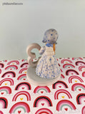 Vintage 1983 Holly Hobby Birthday Collection Porcelain 3rd Birthday Figurine, Like New
