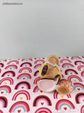 Vintage 1980 Holly Hobby Miniatures Collection VI Porcelain Kitty Cats Figurine, Like New