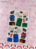 Vintage 2002 Mrs. Grossman's Luggage, Etc. Full Sticker Sheet, Unused