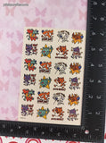 Vintage AGC Cats & Dogs Cartoony Rewards Full Sticker Sheet, Unused