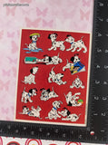 Vintage Hallmark Walt Disney's 101 Dalmatians Full Sticker Sheet, Unused