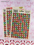 Vintage Teacher's Friend Scholastic Miniature Rewards Stickers Full Sheets Set/3