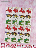 Vintage Scholastic Clifford Franklin Full Sticker Sheet, Unused