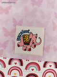 Vintage EXCELLENT Elephant Rewards Sticker 2" Unpeeled, Unused
