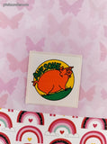 Vintage AWESOME Cute Lil' Piggy Rewards Sticker 2" Unpeeled, Unused