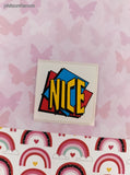 Vintage NICE Funky Rewards Sticker 2" Unpeeled, Unused