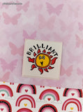 Vintage BRILLIANT Sunshine Rewards Sticker 2" Unpeeled, Unused