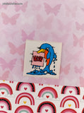 Vintage WOW Dolphin Rewards Sticker 2" Unpeeled, Unused