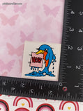 Vintage WOW Dolphin Rewards Sticker 2" Unpeeled, Unused