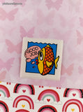 Vintage GOOD JOB Lil' Fish Rewards Sticker 2" Unpeeled, Unused
