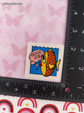Vintage GOOD JOB Lil' Fish Rewards Sticker 2" Unpeeled, Unused