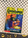 Vintage 1990's R.L. Stine Goosebumps #39, How I Got My Shrunken Head Softcover