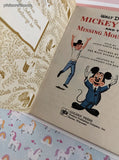 Vintage 1979 Little Golden Book: Walt Disney's Mickey Mouse and the Missing Mouseketeers Hardcover