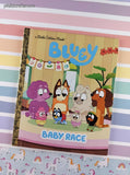 2023 Little Golden Book: Bluey, Baby Race Hardcover, Like New