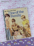 Vintage 1983 Little Golden Book: One of the Family Hardcover