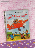 Vintage 1982 Little Golden Book: Walt Disney's Toad Flies High Hardcover