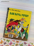 Vintage 1977 1st Printing Little Golden Book: Bugs Bunny, Pioneer Hardcover