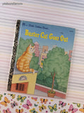 Vintage 1989 Little Golden Book: Buster Cat Goes Out Hardcover