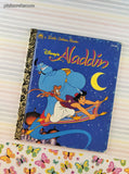 Vintage 1992 Little Golden Book: Walt Disney's Aladdin Hardcover