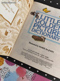 Vintage 1981 Little Golden Book: Little Golden Picture Dictionary Hardcover