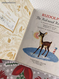 Vintage 1976 Little Golden Book: Rudolph the Red-Nosed Reindeer Hardcover