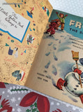 Vintage 1951 1st Printing Little Golden Book: Frosty the Snow Man Hardcover