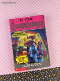 Vintage 1996 1st Printing R.L. Stine Goosebumps #50, Calling All Creeps! Softcover