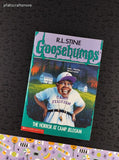Vintage 1990's R.L. Stine Goosebumps #33, The Horror at Camp Jellyjam Softcover, Like New