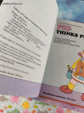 Vintage 1978 Sweet Pickles Pig Thinks Pink by Jacquelyn Reinach Hardcover