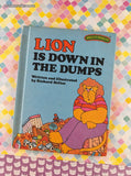 Vintage 1977 Sweet Pickles Lion is Down in the Dumps by Jacquelyn Reinach Hardcover