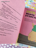 Vintage 1977 Sweet Pickles Jackal Wants Everything by Jacquelyn Reinach Hardcover