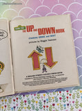 Vintage 1991 Golden Tell-a-Tale Sesame Street the Up and Down Book Hardcover