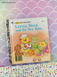 Vintage 1988 First Little Golden Book: Little Duck and the New Baby Hardcover