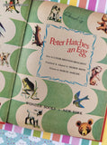 Vintage 1962 Wonder Books Peter Hatches an Egg Hardcover
