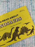 Vintage 1972 I Can Read About Dinosaurs Troll Illustrated Softcover